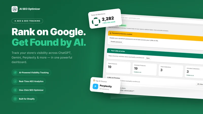 AI SEO Optimizer: AEO Tracking