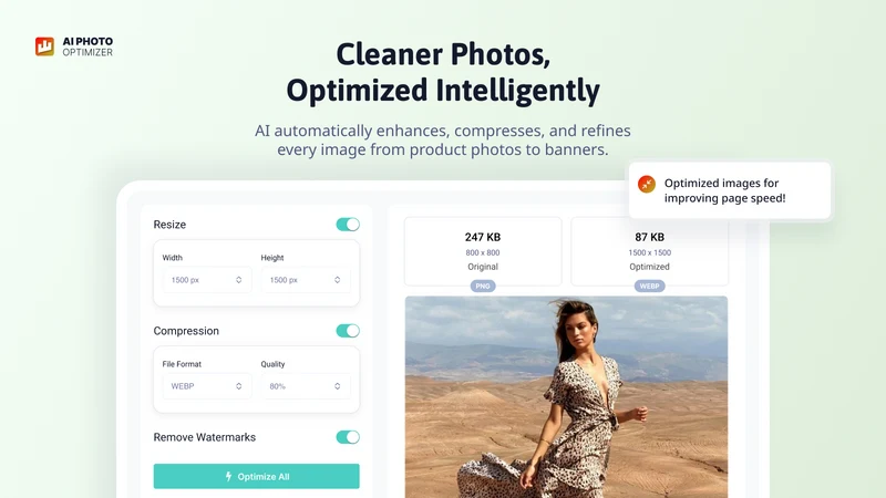 AI Photo Optimizer | SEO King