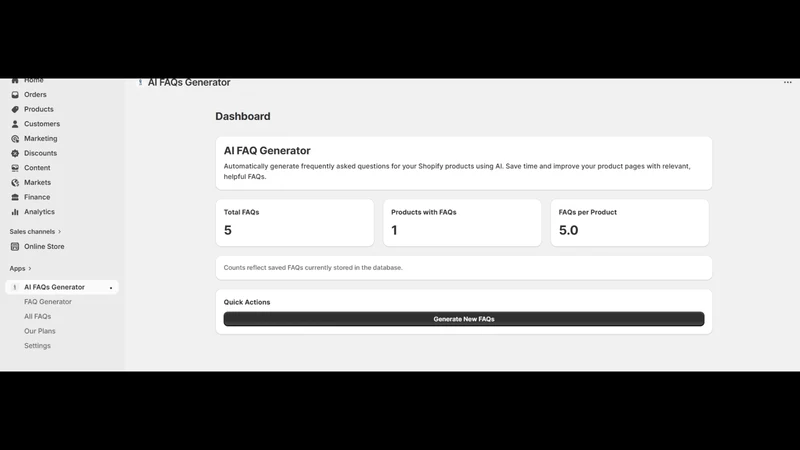 AI FAQ Generator