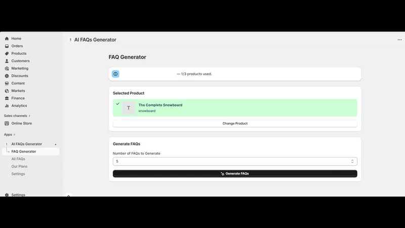 AI FAQ Generator