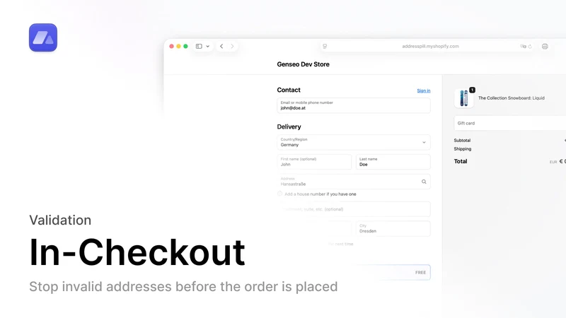 AddressPill: Address Validator
