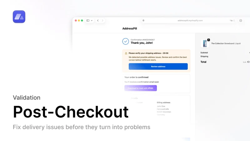 AddressPill: Address Validator