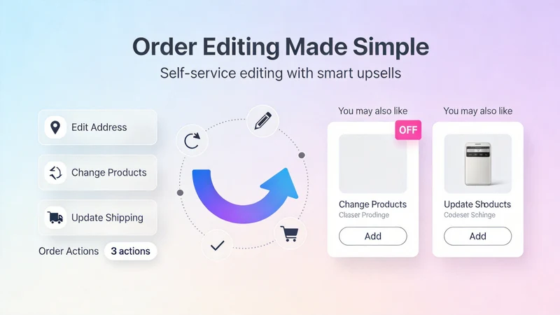 AClaw: Order Editing & Upsell