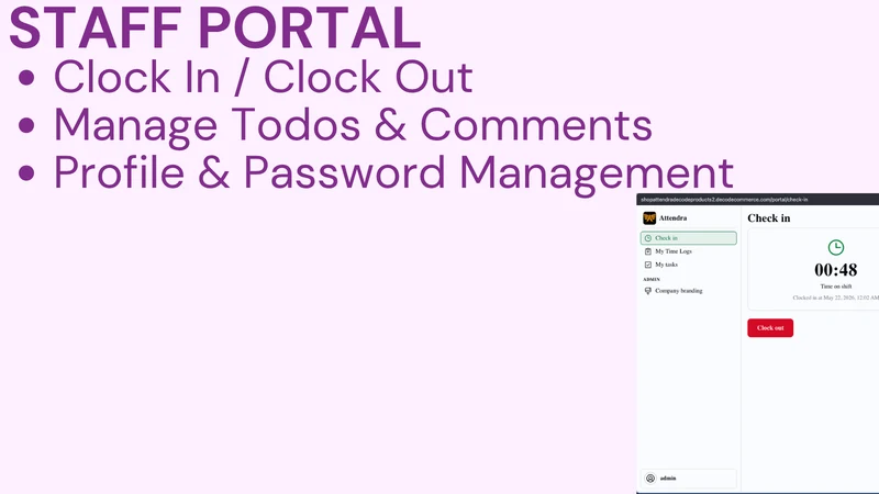 Attendra – Time Tracking
