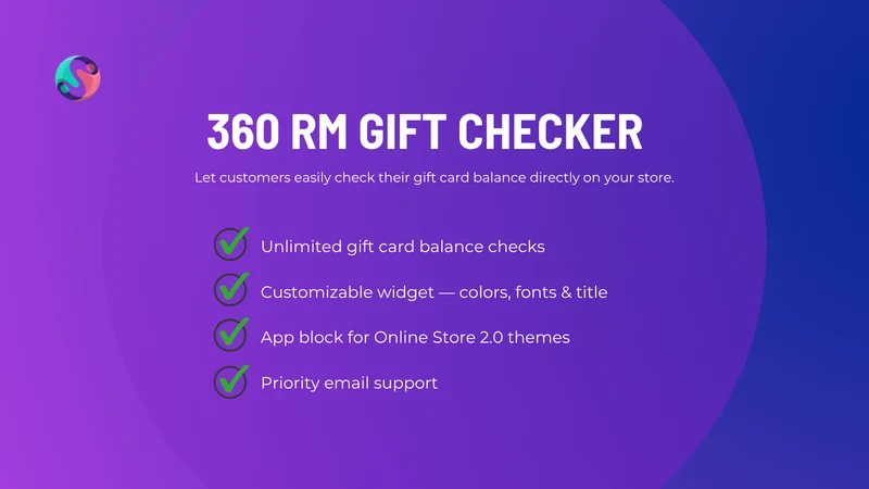 360RM Gift Card Checker