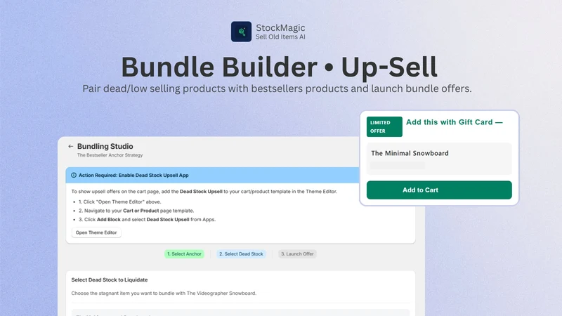 StockMagic: Sell Old Items AI