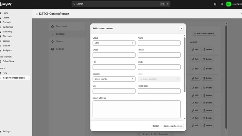 Contact Person