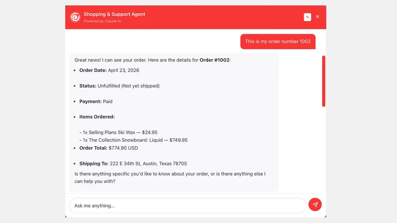 Commerce Ace Shopping Agent