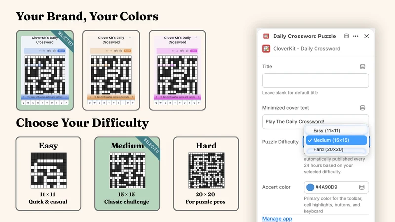 CloverKit ‑ Daily Crossword