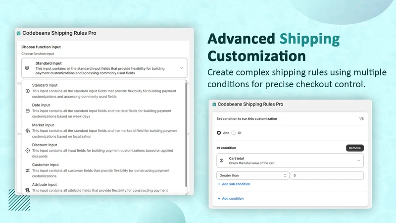 Codebeans Shipping Rules Pro