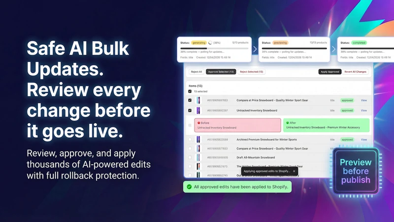 Bulk AI Product Editor ‑ SEO