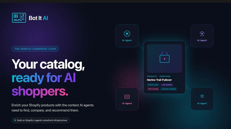 Bot It AI ‑ Agentic Commerce