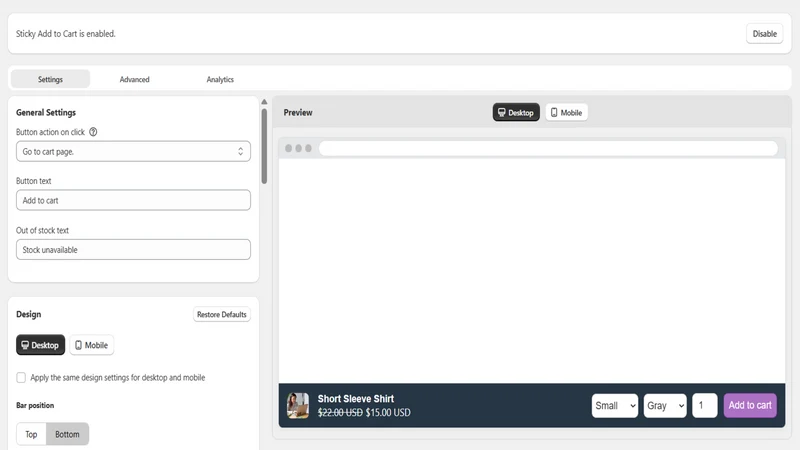 Booster Sticky Add to Cart