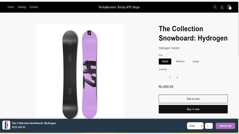 Booster Sticky Add to Cart