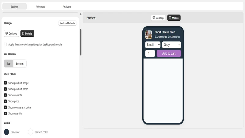 Booster Sticky Add to Cart