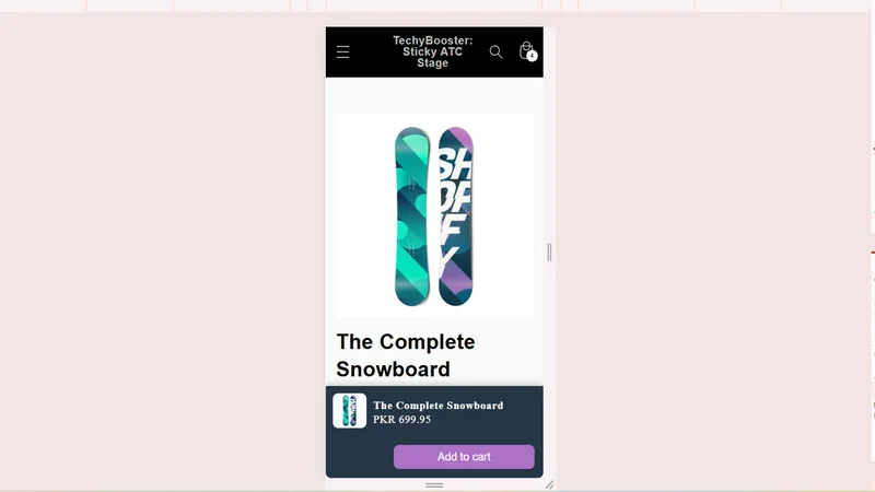 Booster Sticky Add to Cart