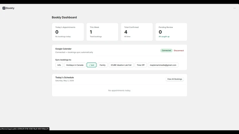 Bookly: Appointment Booking