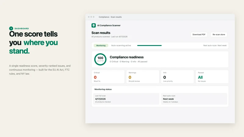 Compliant AI ‑ EU AI Act ‑ FTC