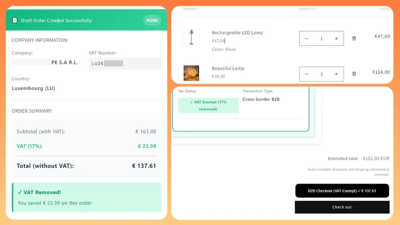 EU VAT Check & Tax Exemption