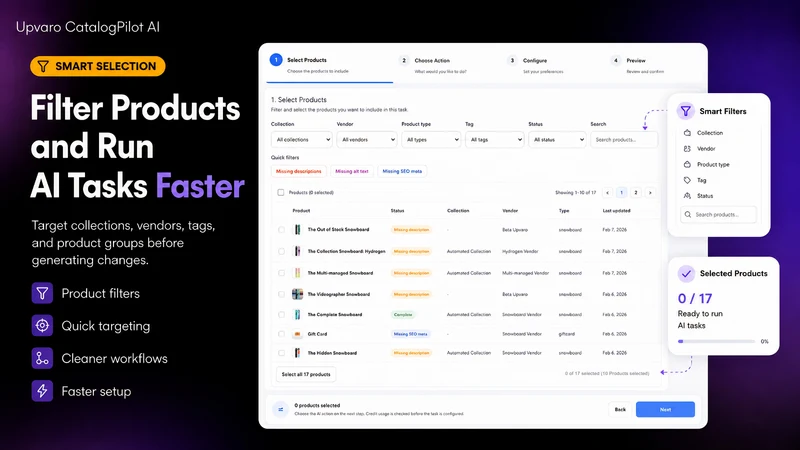 Upvaro CatalogPilot AI