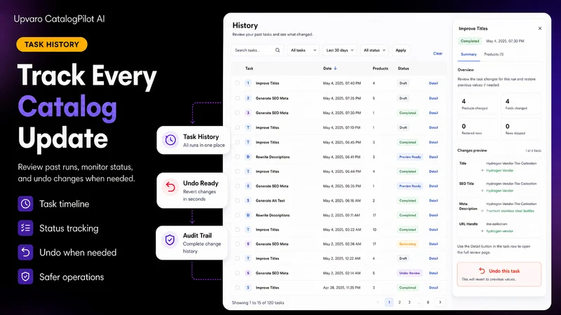 Upvaro CatalogPilot AI
