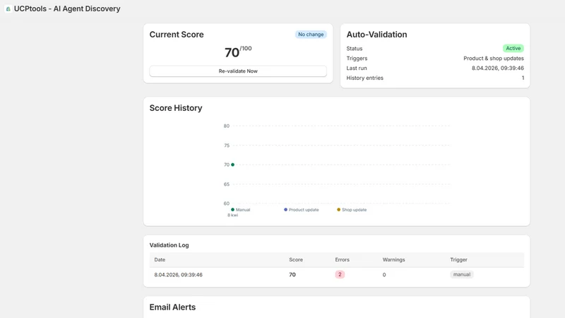 UCPtools ‑ AI Agent Discovery