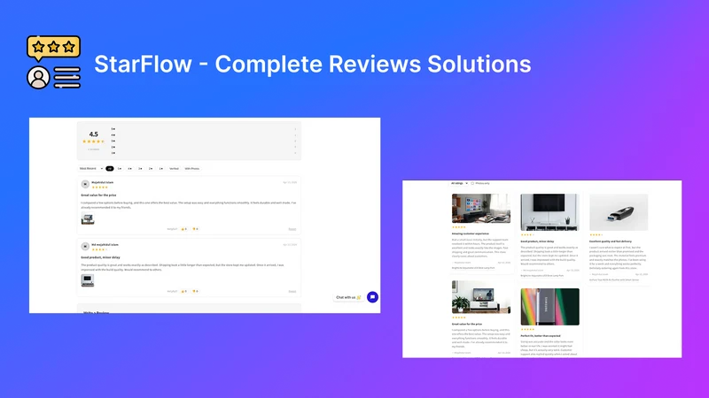 StarFlow Reviews App & SEO