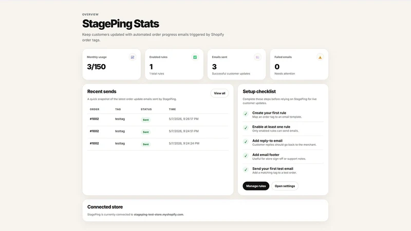 StagePing