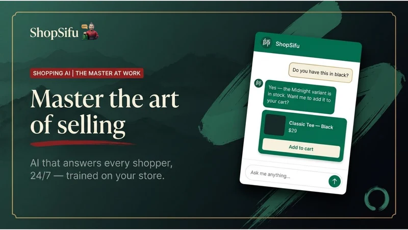 ShopSifu : Live AI Chatbot