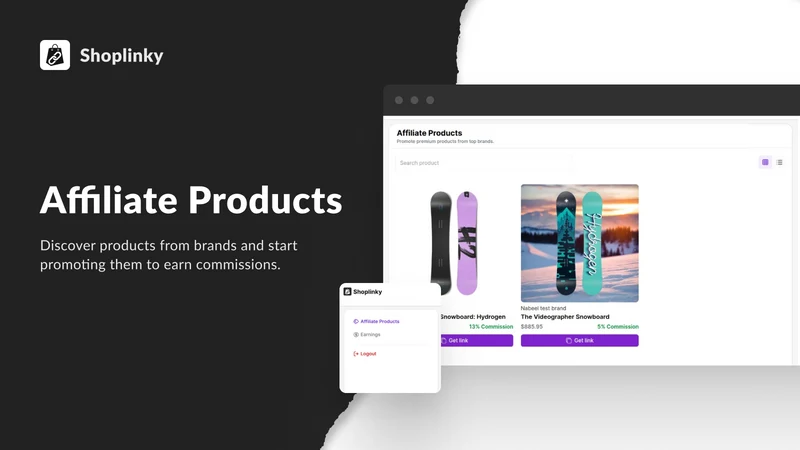 Shoplinky Affiliate Marketing