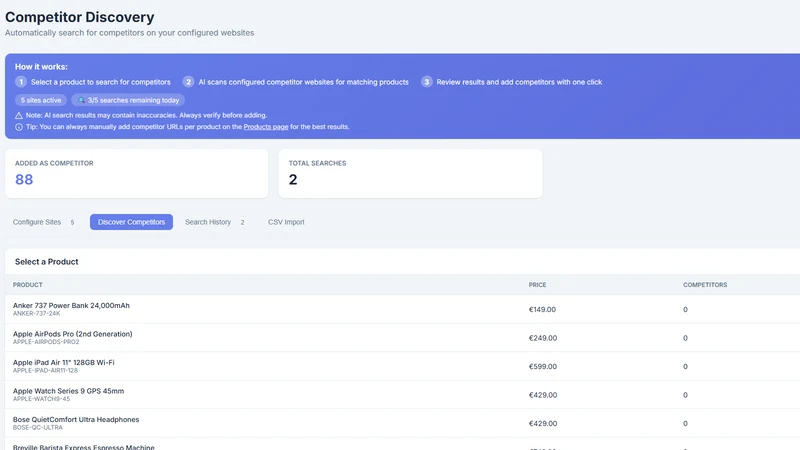ShopiSync ‑ Price Monitoring