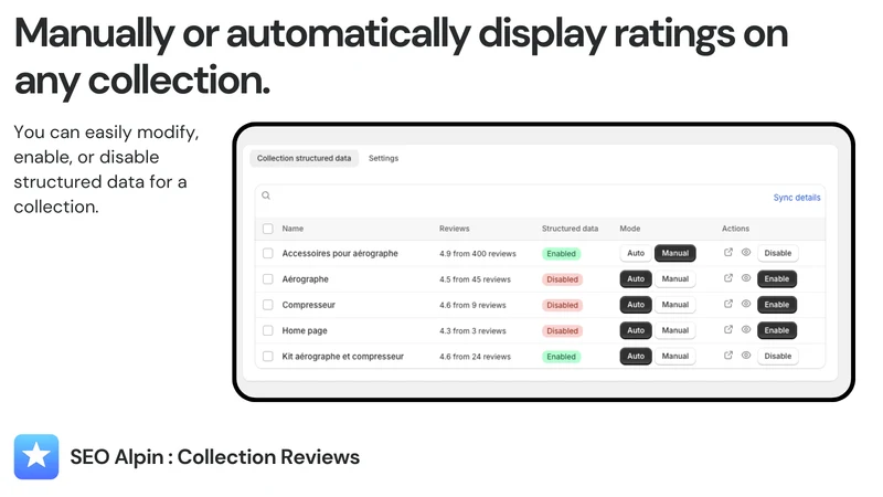 SEO Alpin : Collection Reviews