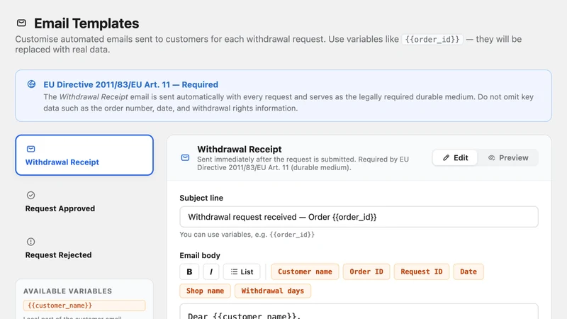SafeRadar – EU Compliance