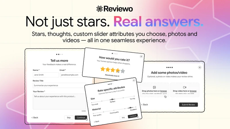 REVIEWO: Product Reviews App