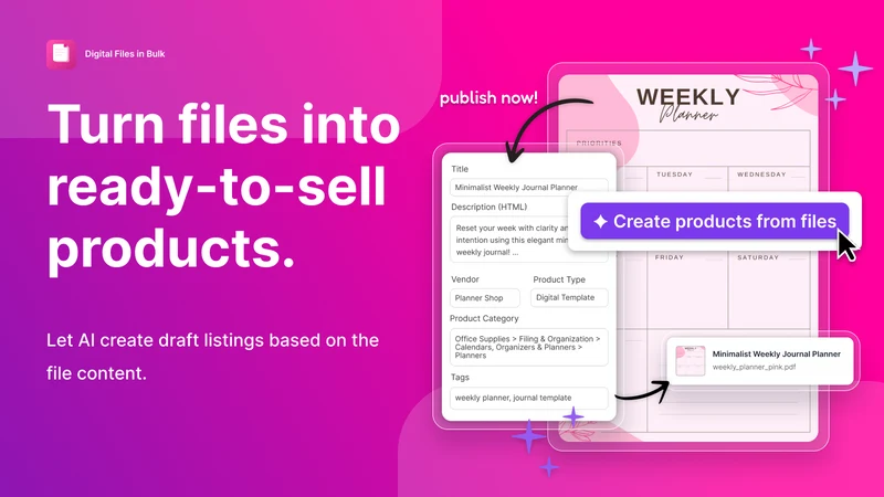 BULK Digital Downloads ‑ BDD