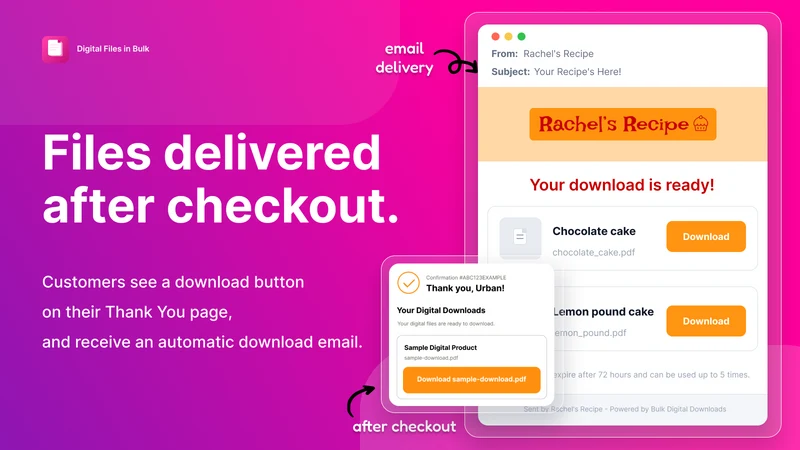 BULK Digital Downloads ‑ BDD