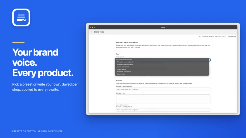 Bulk AI Product Descriptions