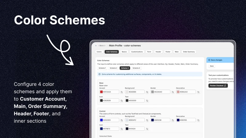 Brush Checkout/Account Styles