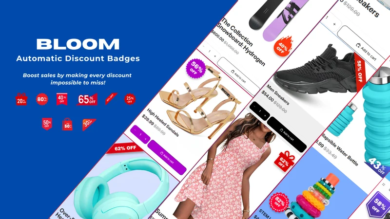 Bloom: Product Discount Badges
