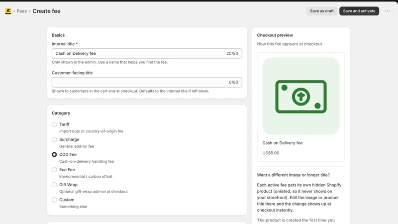 Avonix: Tariff Surcharge Fees
