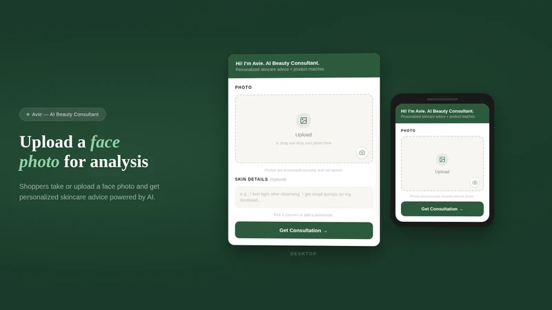Avie: AI Skin Analyst
