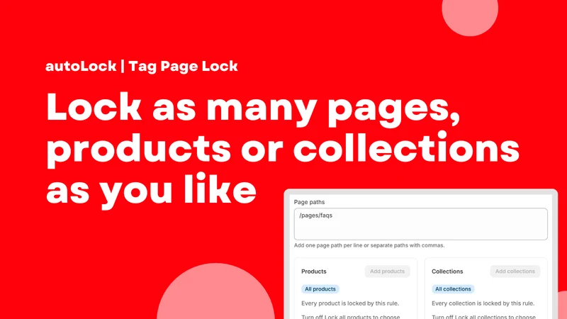 autoLock | Tag Page Lock