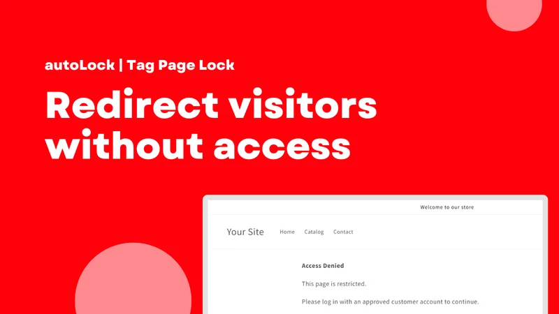 autoLock | Tag Page Lock