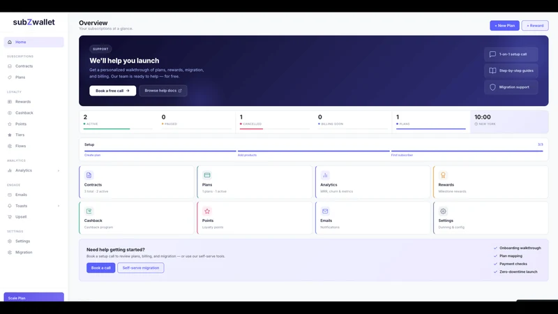 subZwallet Subscriptions App