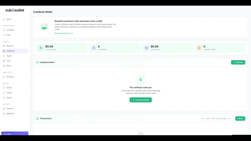 subZwallet Subscriptions App