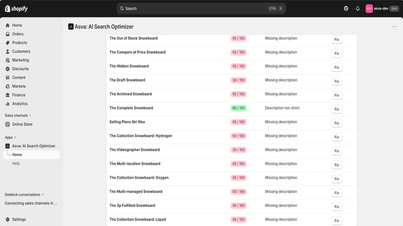 Asva: AI Search Optimizer