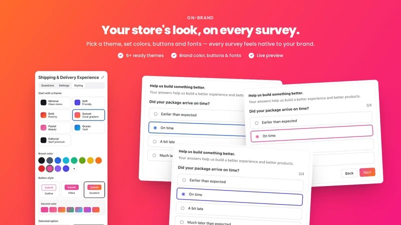 Asky Survey Post Purchase