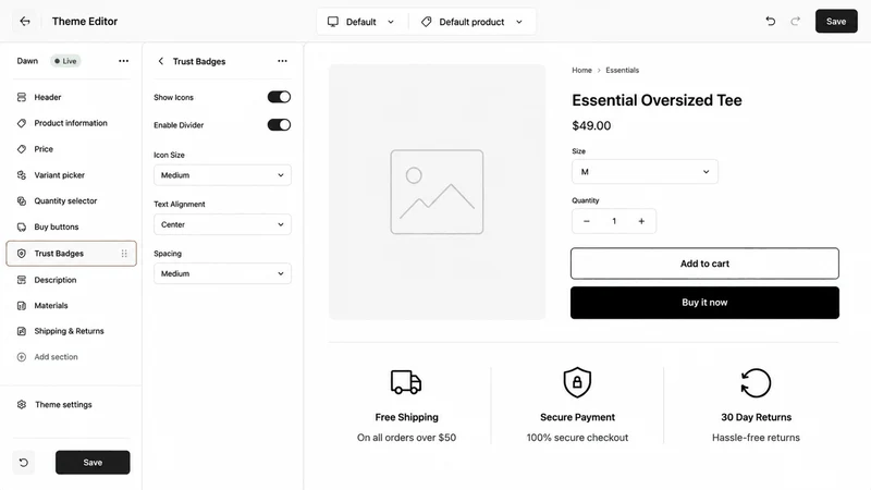 Ascend ‑ Sections & Blocks
