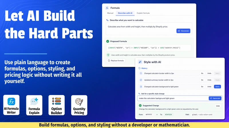 Appify Custom Product Options