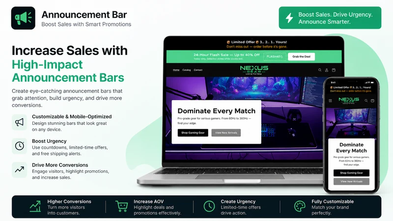 Announcement Bar ‒ Smart Sales